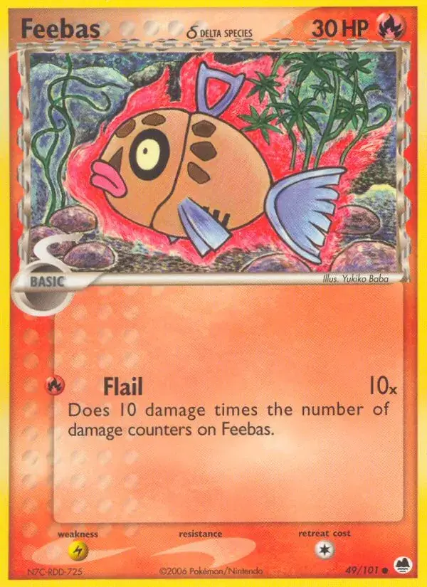 Feebas δ - 49/101 - Dragon Frontiers