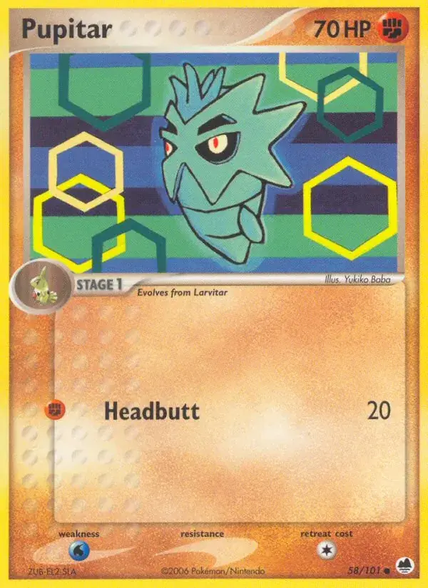 Pupitar - 58/101 - Dragon Frontiers