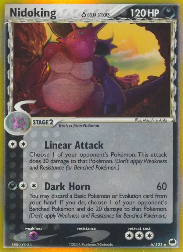 Nidoking δ - 6/101 - Dragon Frontiers