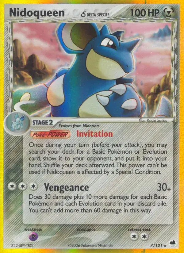 Nidoqueen δ - 7/101 - Dragon Frontiers
