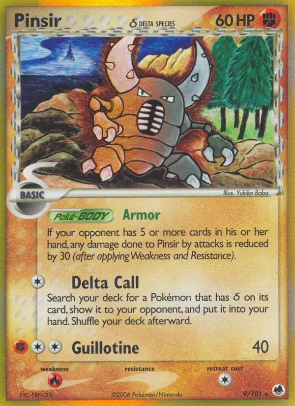 Pinsir δ - 9/101 - Dragon Frontiers