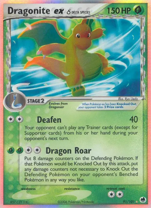 Dragonite ex δ - 91/101 - Dragon Frontiers