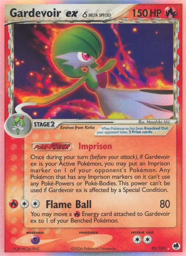 Gardevoir ex δ - 93/101 - Dragon Frontiers