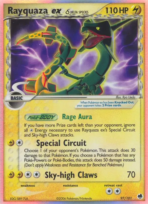Rayquaza ex δ - 97/101 - Dragon Frontiers