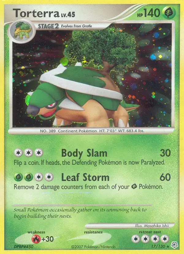 Torterra - 17/130 - Diamant & Perle