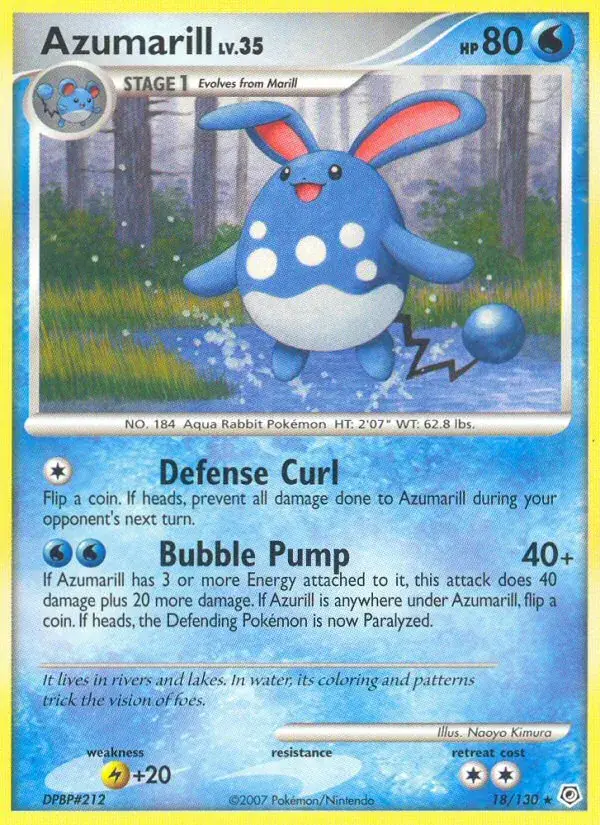 Azumarill - 18/130 - Diamant & Perle