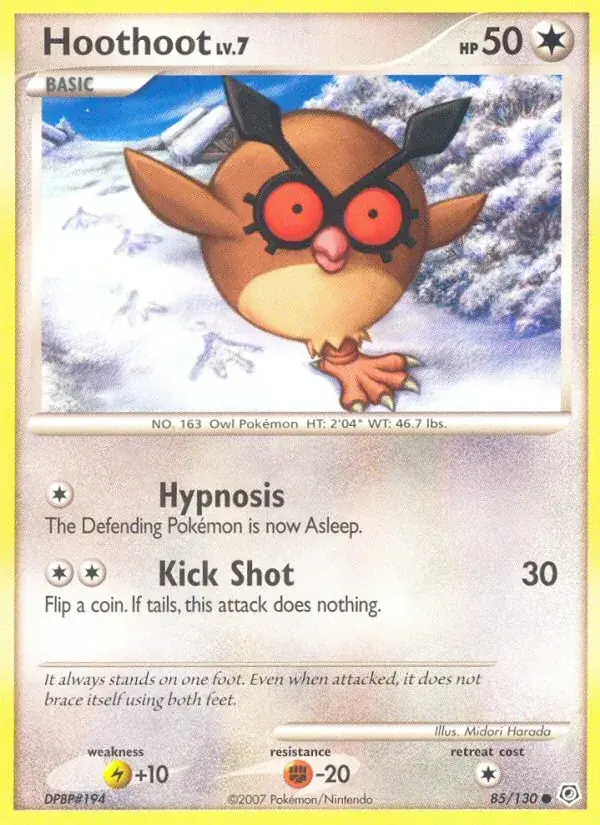 Hoothoot - 85/130 - Diamant & Perle