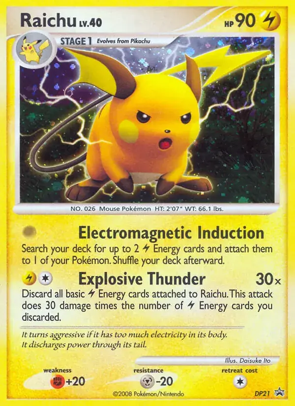 Raichu - DP21/56 - Promo DP