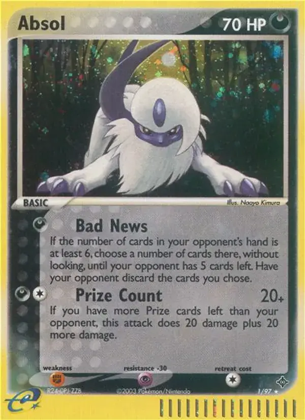 Absol - 1/100 - Dragon