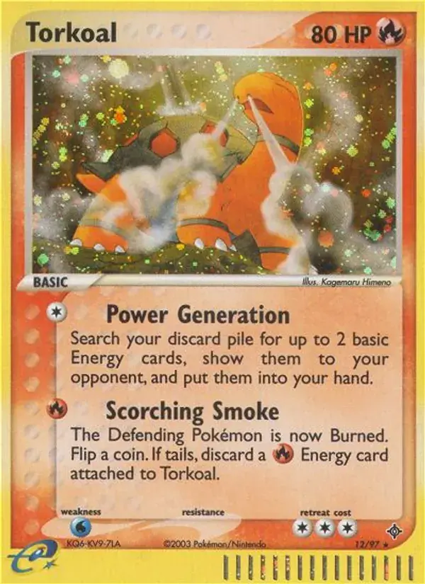 Torkoal - 12/100 - Dragon