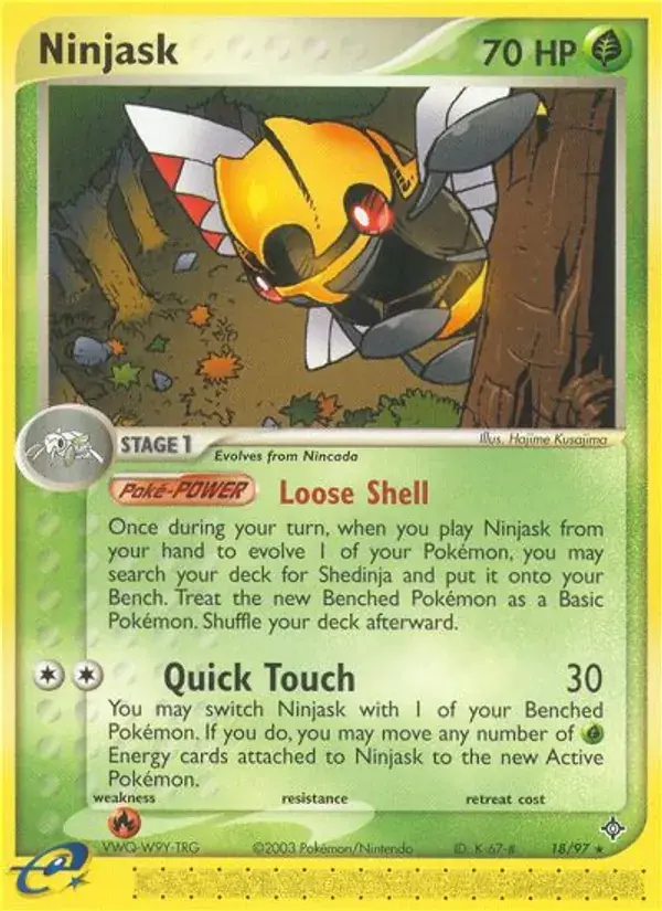 Ninjask - 18/100 - Dragon