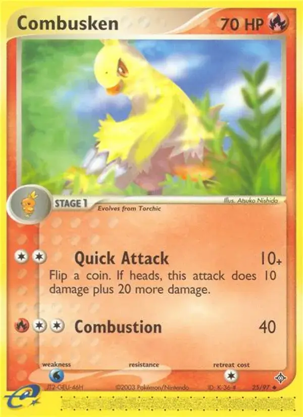 Combusken - 25/100 - Dragon