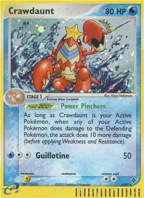 Crawdaunt - 3/100 - Dragon