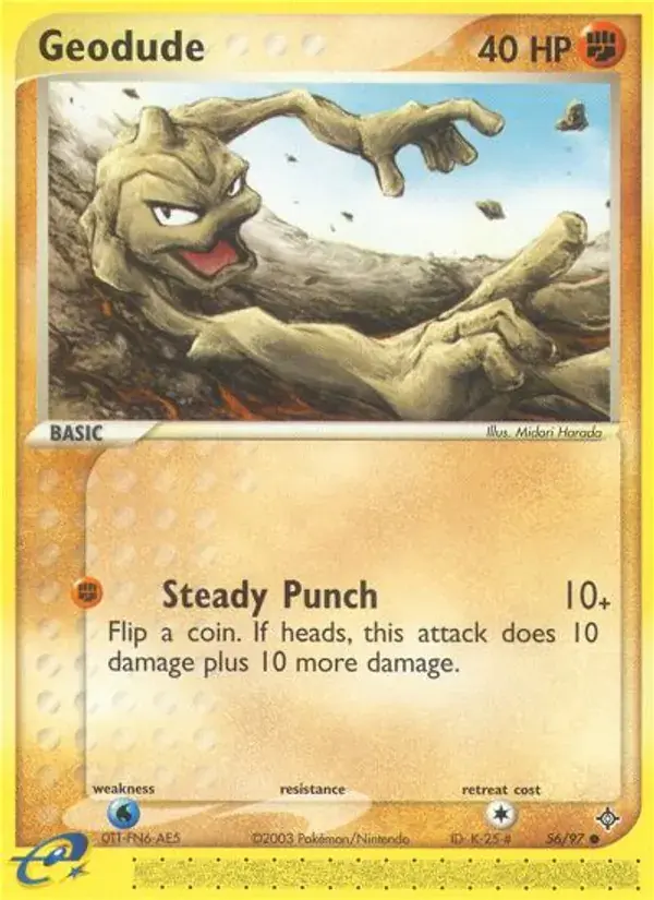 Geodude - 56/100 - Dragon