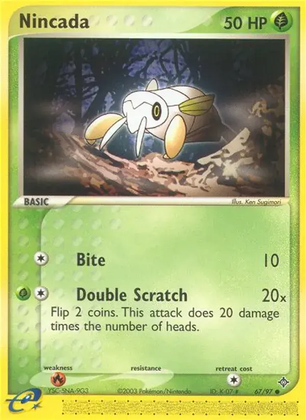 Nincada - 67/100 - Dragon