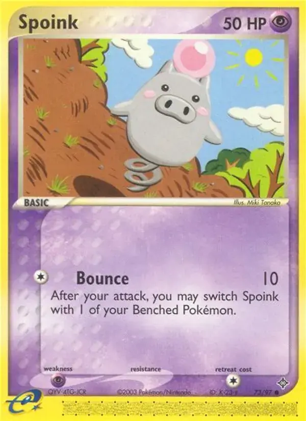 Spoink - 73/100 - Dragon