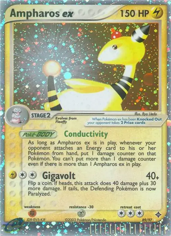 Ampharos ex - 89/100 - Dragon