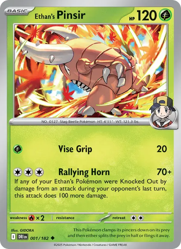 Ethan's Pinsir - 001/244 - Destined Rivals