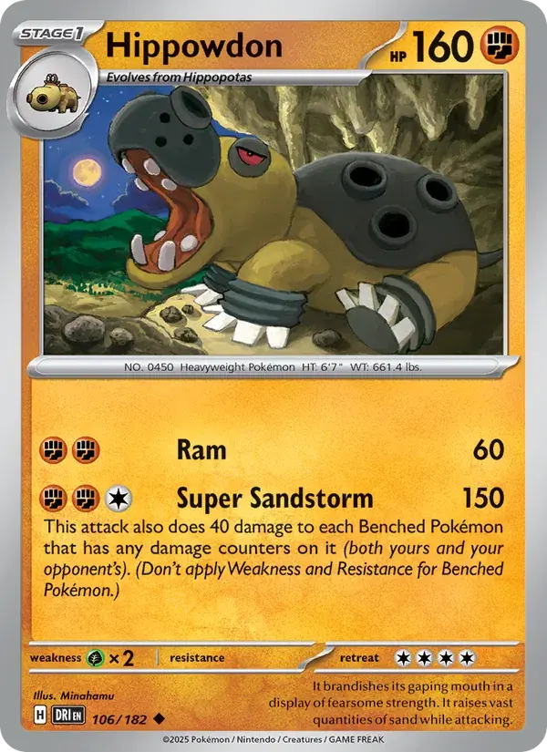 Hippowdon - 106/244 - Destined Rivals