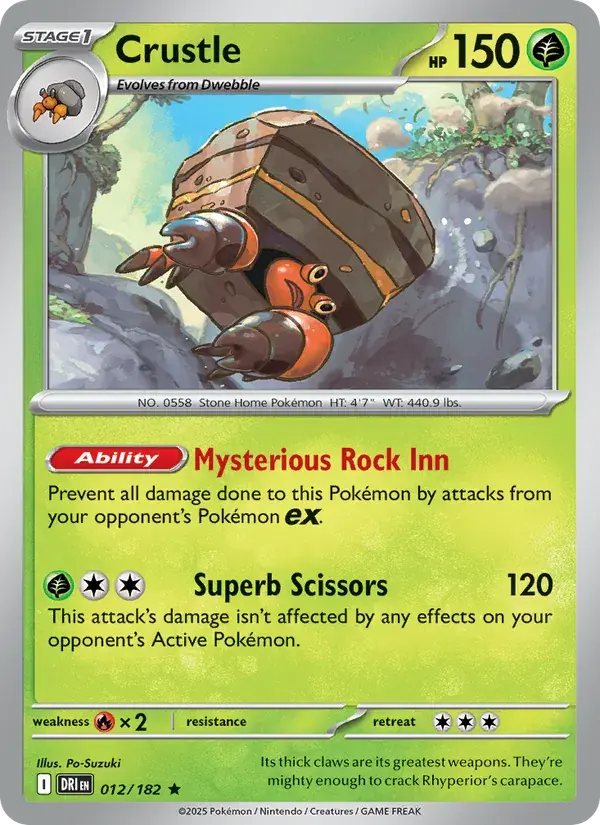 Crustle - 012/244 - Destined Rivals