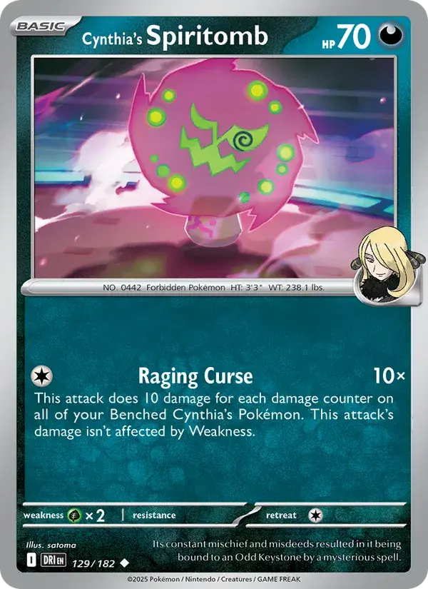 Cynthia's Spiritomb - 129/244 - Destined Rivals