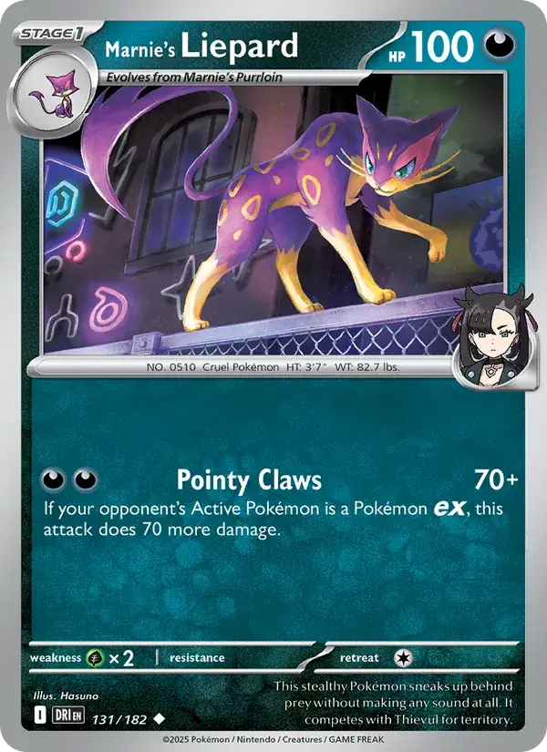 Marnie's Liepard - 131/244 - Destined Rivals