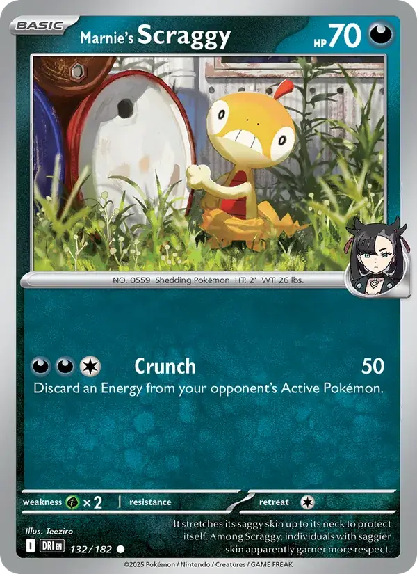 Marnie's Scraggy - 132/244 - Destined Rivals