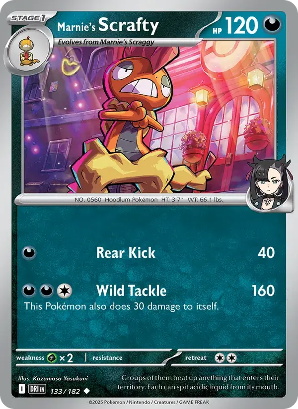 Marnie's Scrafty - 133/244 - Destined Rivals