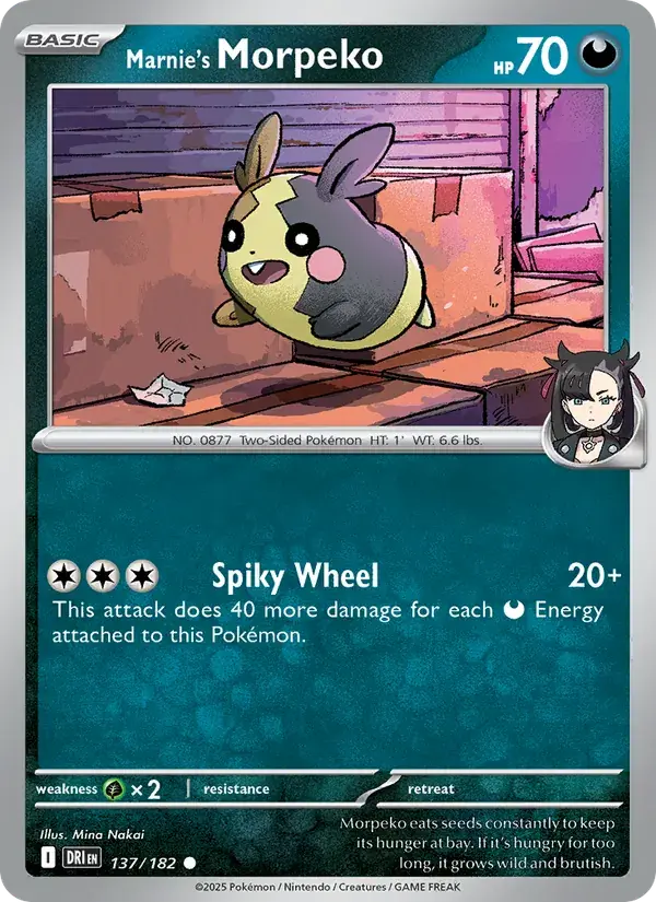 Marnie's Morpeko - 137/244 - Destined Rivals