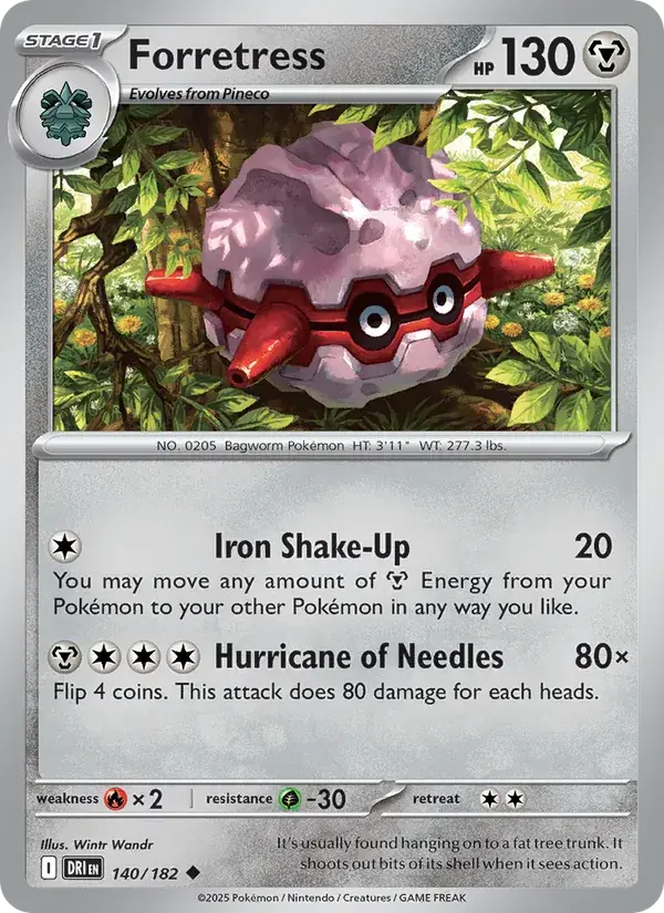 Forretress - 140/244 - Destined Rivals
