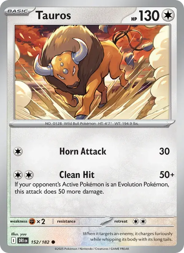 Tauros - 152/244 - Destined Rivals