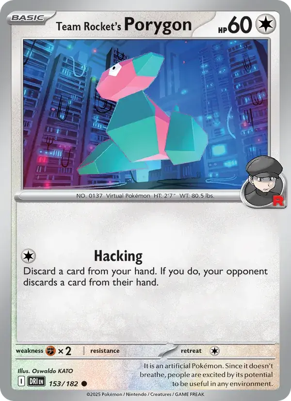 Team Rocket's Porygon - 153/244 - Destined Rivals