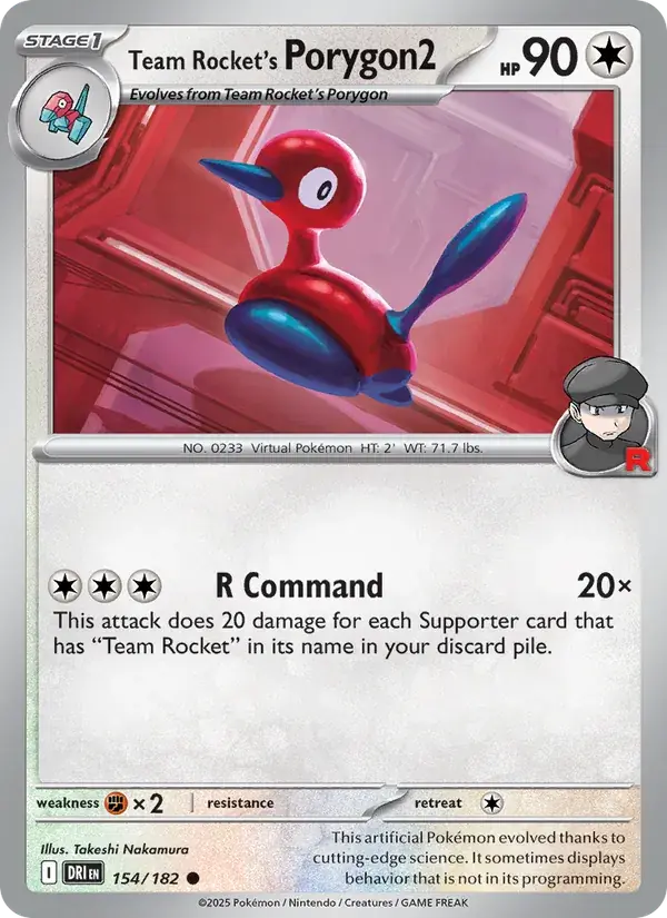 Team Rocket's Porygon2 - 154/244 - Destined Rivals