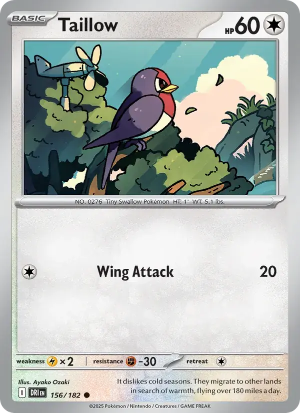 Taillow - 156/244 - Destined Rivals