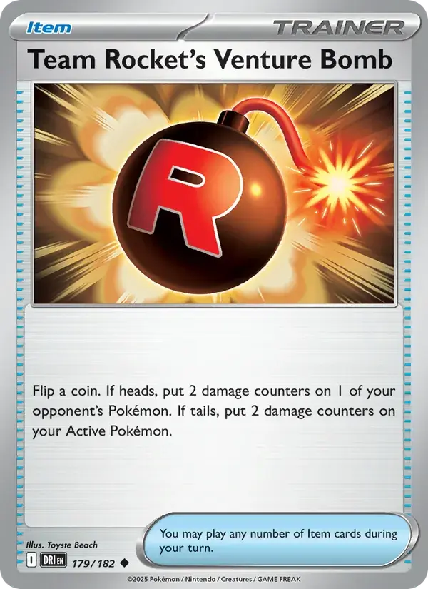 Team Rocket's Venture Bomb - 179/244 - Destined Rivals
