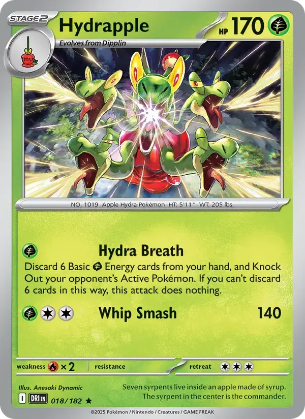Hydrapple - 018/244 - Destined Rivals