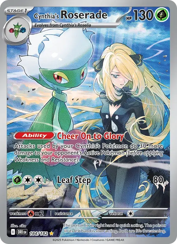Cynthia's Roserade - 184/244 - Destined Rivals