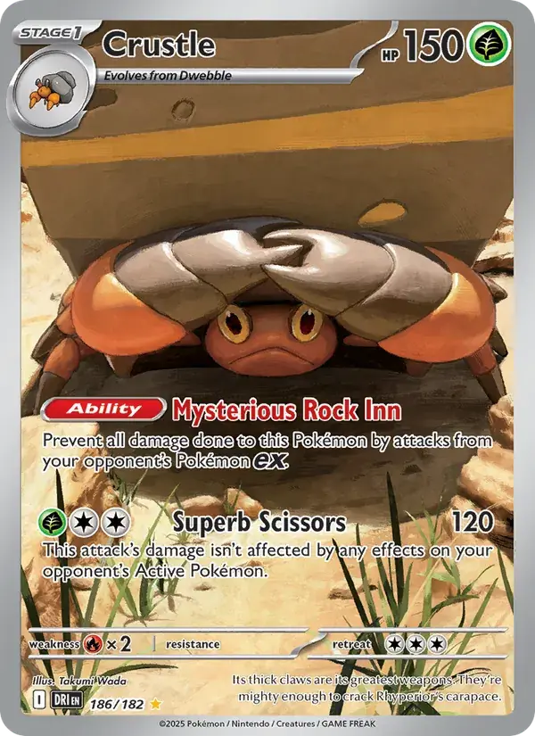 Crustle - 186/244 - Destined Rivals