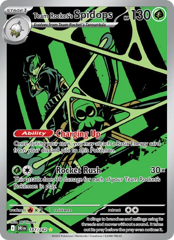 Team Rocket's Spidops - 187/244 - Destined Rivals
