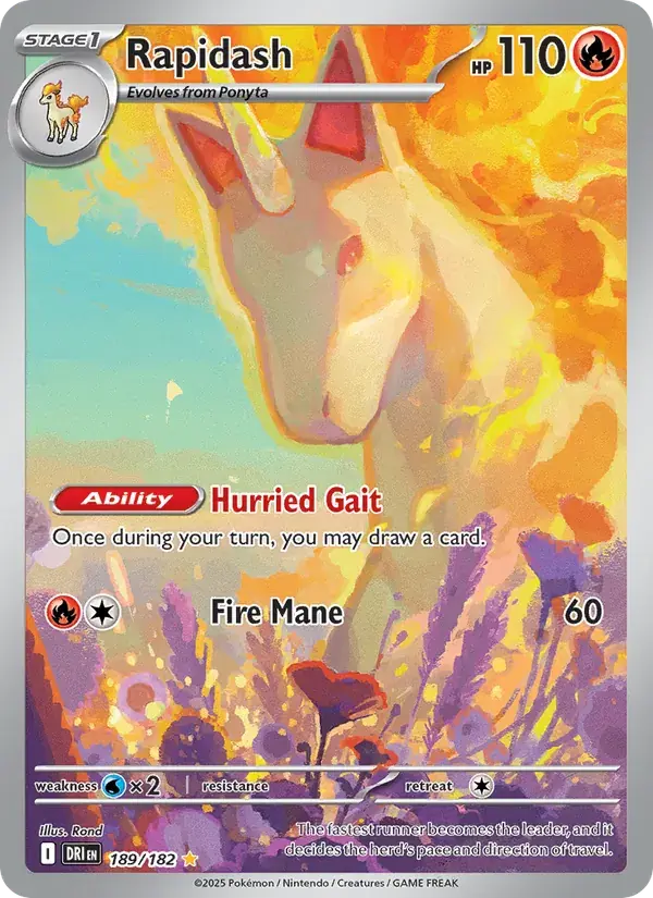 Rapidash - 189/244 - Destined Rivals
