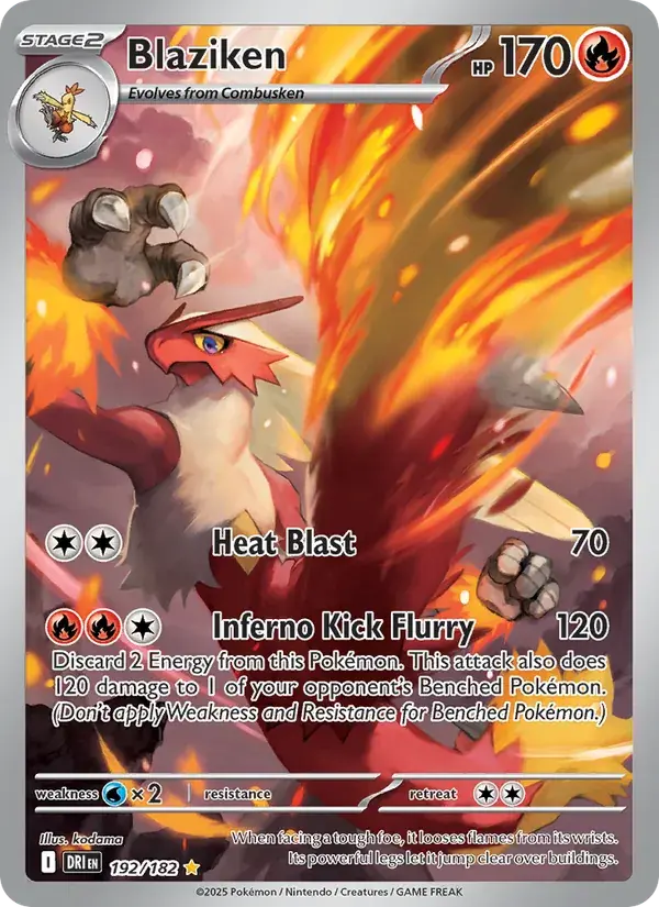 Blaziken - 192/244 - Destined Rivals