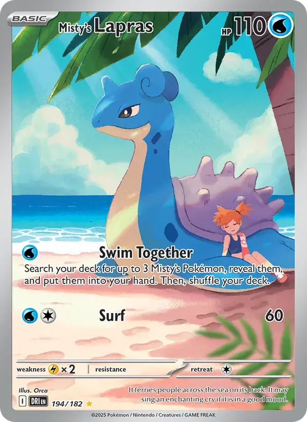 Misty's Lapras - 194/244 - Destined Rivals