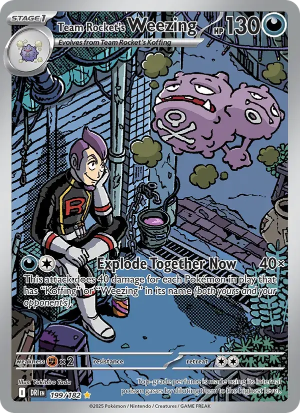 Team Rocket's Weezing - 199/244 - Destined Rivals