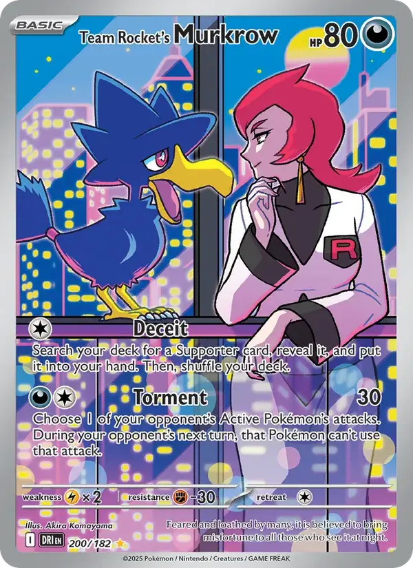Team Rocket's Murkrow - 200/244 - Destined Rivals