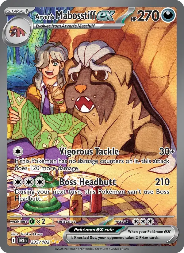 Arven's Mabosstiff ex - 235/244 - Destined Rivals