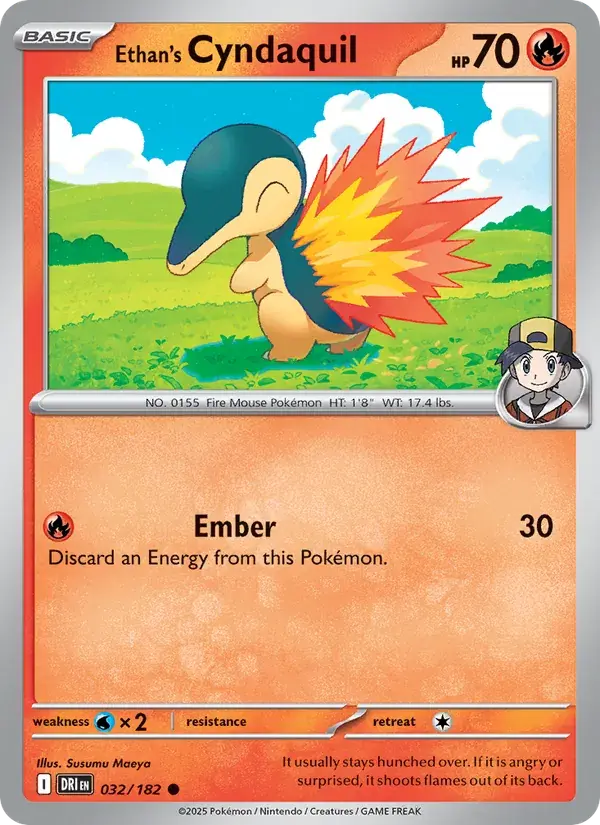 Ethan's Cyndaquil - 032/244 - Destined Rivals
