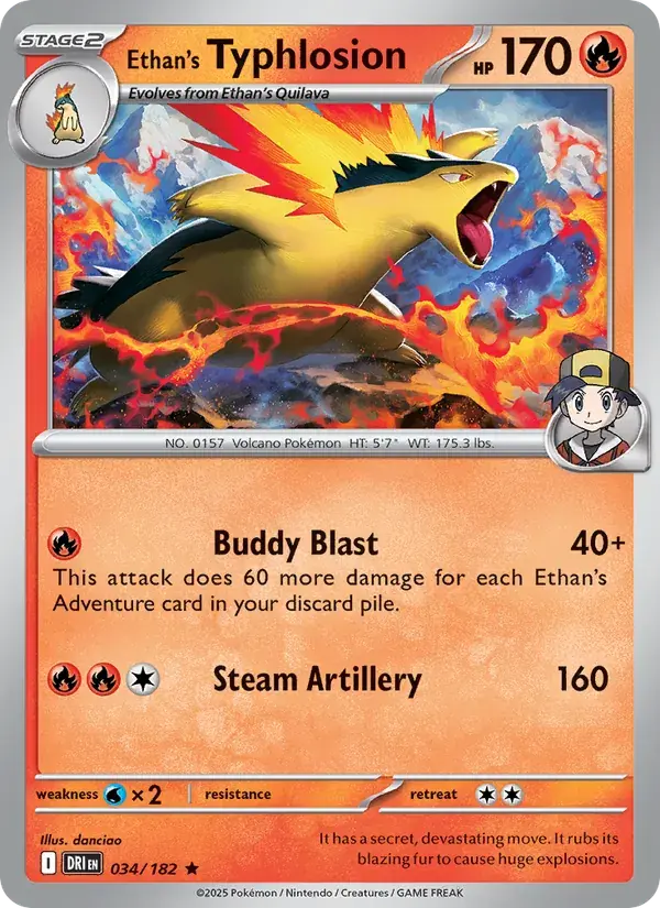 Ethan's Typhlosion - 034/244 - Destined Rivals