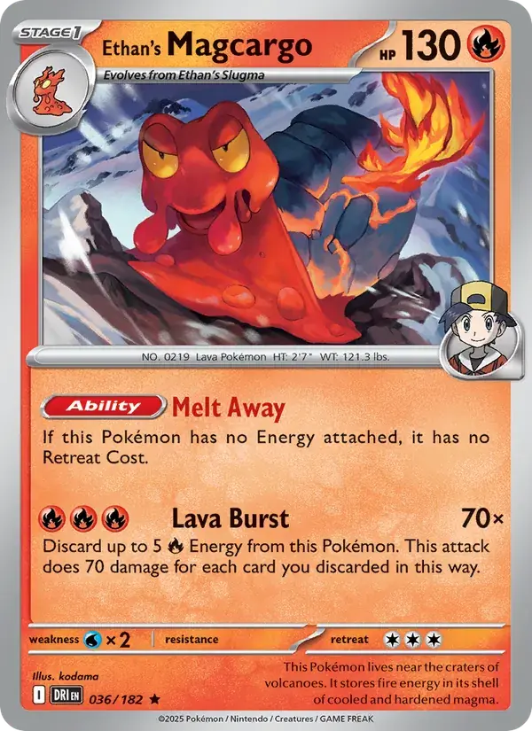 Ethan's Magcargo - 036/244 - Destined Rivals