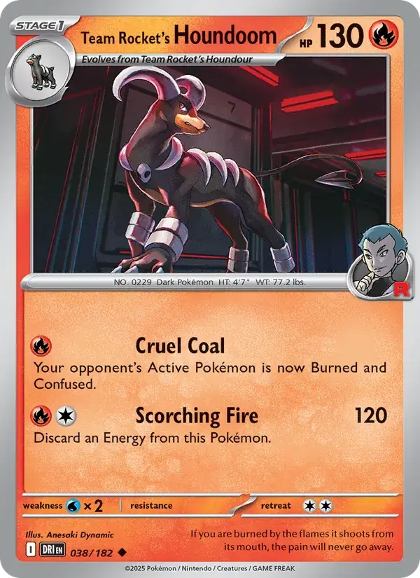 Team Rocket's Houndoom - 038/244 - Destined Rivals