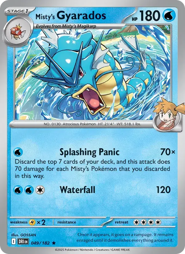 Misty's Gyarados - 049/244 - Destined Rivals